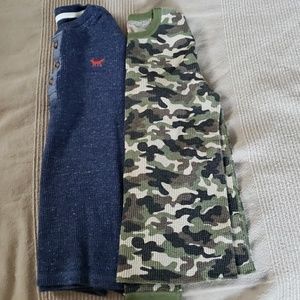 Lot of 2 gently loved thermal shirts